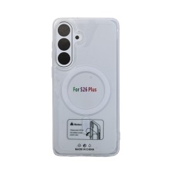 Capa de Silicone Magnética para Samsung Galaxy S26 Plus Transparente